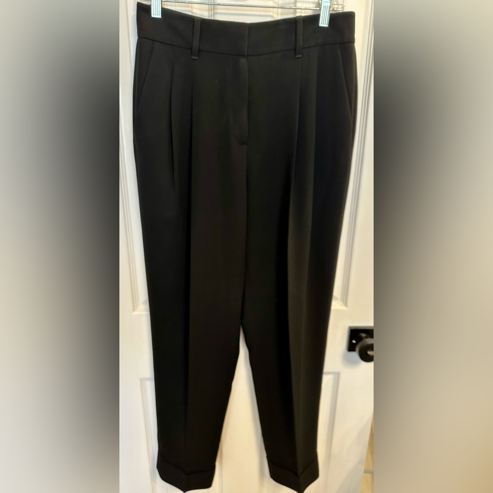 Lafayette 148 New York Black Trousers Size 6 NWOT Gorgeous